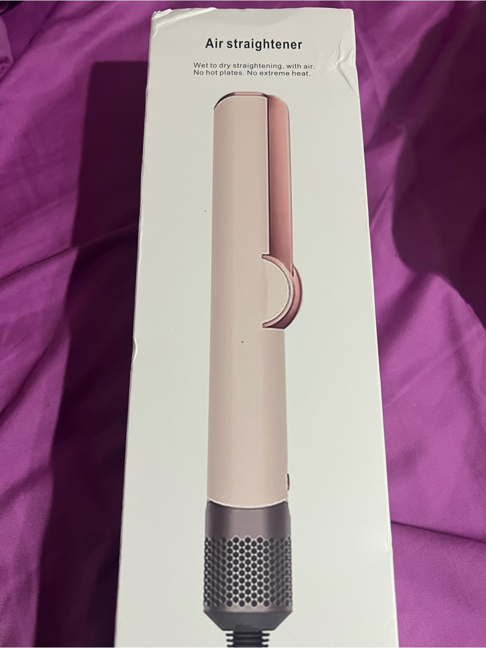 Air Straightener in Light Pink - None Brand